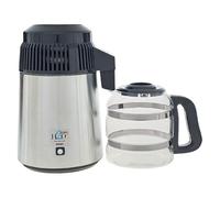 Best-In-Class Stainless Steel Water Distiller with Glass Carafe, Glass Nozzle Insert and Most Effective VOC Removal by H2oLabs