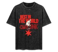 Best In The World cm Punk Men's Graphic Unisex Black Top T-Shirt Black XL