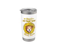 Best Jack Russell Terrier Dog Mom Ever Sunflower Funny Dogs Vaso térmico de acero inoxidable de doble pared