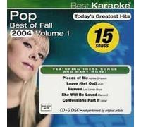 Best Karaoke - Pop Best of Fall 2004 - Vol. 1 (Audio Cd) - CD+G disc (Karaoke) by Unknown (0100-01-01)