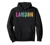 Best Landon Ever Boy Primer Nombre Personalizado Cumpleaños Padre Sudadera con Capucha
