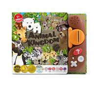 BEST LEARNING Libro de Lectura Reino Animal - Educativo parlante Juguete de Sonido para Aprender sobre los Animales con cuestionario para niños de 3 a 8 años de Edad (Versión en inglés)