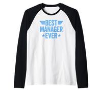 Best Manager Ever Camiseta Manga Raglan