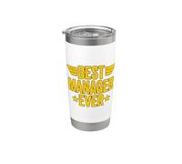 Best Manager Ever Vaso térmico de acero inoxidable de doble pared