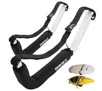 Best Marine Kayak Rack de almacenamiento para kayaks. Accesorios de montaje en pared premium para kayaks y tablas de remo SUP. Dos perchas para kayak para interiores y exteriores. Ganchos de kayak de
