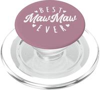Best Mawmaw Ever Modern Calligraphy Font Mother's Day Mawmaw PopSockets PopGrip para MagSafe
