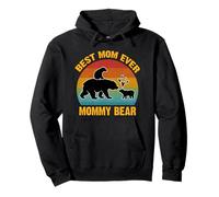 Best Mom Ever Mommy Bear Vintage Mom Mommy Día de la Madre 2026 Sudadera con Capucha