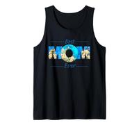 Best Mom Ever Mother's Day Blue Vibrant Roses for Mum Mother Camiseta sin Mangas