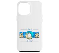 Best Mom Ever Mother's Day Blue Vibrant Roses for Mum Mother Carcasa para iPhone 13 Pro Max