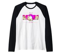 Best Mom Ever Mother's Day Pink Vibrant Roses for Mum Mother Camiseta Manga Raglan