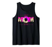 Best Mom Ever Mother's Day Pink Vibrant Roses for Mum Mother Camiseta sin Mangas