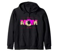 Best Mom Ever Mother's Day Pink Vibrant Roses for Mum Mother Sudadera con Capucha