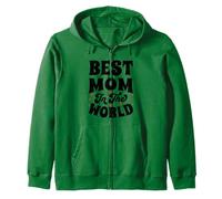 Best Mom In The World Cute Lovely Saying For Mothers Women's Sudadera con Capucha