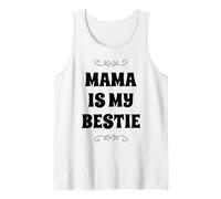 Best Mom Moms Mama is my Bestie - Best Friend Mother's Day Camiseta sin Mangas