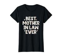 Best Mother-In-Law Ever Floral Family Love Hearts Camiseta