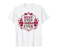 Best Mum Ever Pink Florals para la Mejor mamá del Mundo Camiseta