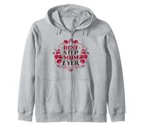 Best Mum Ever Pink Florals para la Mejor mamá del Mundo Sudadera con Capucha
