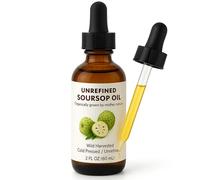 Best Natures Cosmetic Virgin Soursop Graviola Guanabana Oil (organic, undiluted, unrefined) 2oz / 60 ml