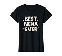 Best Nena Ever Floral Family Love Hearts Camiseta