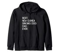 Best New Guinea Singing Dog Dad Ever Sudadera con Capucha