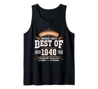 Best of 1946 Birthday Limited Edition Men Born in 1946 Camiseta sin Mangas