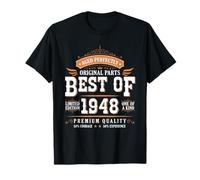 Best of 1948 Birthday Limited Edition Men Born in 1948 Camiseta