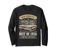 Best of 1956 Birthday Classic Car Limited Edition 1956 Manga Larga