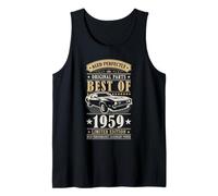 Best of 1959 Birthday Classic Car Limited Edition Men 1959 Camiseta sin Mangas