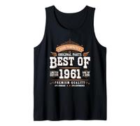 Best of 1961 Birthday Limited Edition Men Born in 1961 Camiseta sin Mangas