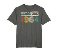 Best Of 1964 Classic Birthday 1964 Cassette Tape Vintage Camiseta