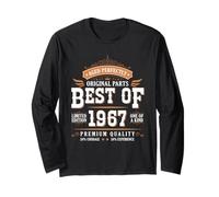 Best of 1967 Birthday Limited Edition Men Born in 1967 Manga Larga