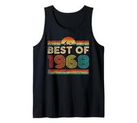 Best Of 1968 Vintage Year 1968 Classic Birthday Men Women Camiseta sin Mangas