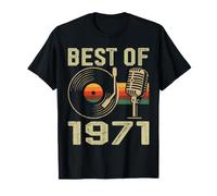Best of 1971 Classic Year Retro Birth of Birthday Vintage Camiseta