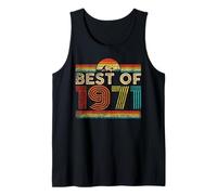Best Of 1971 Vintage Year 1971 Classic Birthday Men Women Camiseta sin Mangas
