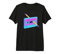Best of 1980 Cinta de Cassette Vintage 80s Theme Party Camiseta Premium