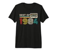 Best of 1984 42nd Birthday 42 Years Old Men Women Vintage Camiseta Premium