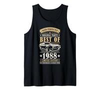Best of 1988 Birthday Classic Car Limited Edition Men 1988 Camiseta sin Mangas