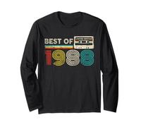 Best Of 1988 Classic Birthday 1988 Cassette Tape Vintage Manga Larga