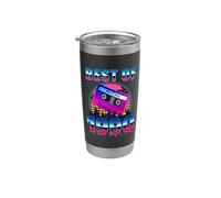 Best Of 1990 36 Years Old Cassette Tape 80s 36th Birthday Vaso térmico de acero inoxidable de doble pared