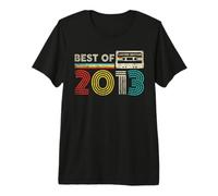 Best of 2013 12th Birthday 12 Years Old Men Women Vintage Camiseta Premium