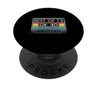 Best of 72s Party Retro Cassette PopSockets PopGrip Adhesivo