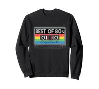 Best of 80s Years 80s Party Retro Cassette Sudadera