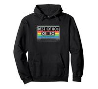Best of 80s Years 80s Party Retro Cassette Sudadera con Capucha