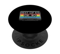 Best of 88s Years 88s Party Retro Cassette PopSockets PopGrip Adhesivo