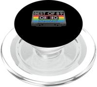 Best of 89s Years 89s Party Retro Cassette PopSockets PopGrip para MagSafe