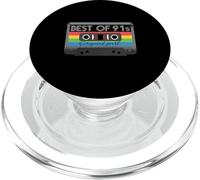 Best of 91s Years 91s Party Retro Cassette PopSockets PopGrip para MagSafe