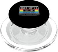 Best of 96s Years 96s Party Retro Cassette PopSockets PopGrip para MagSafe
