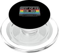 Best of 98s Years 98s Party Retro Cassette PopSockets PopGrip para MagSafe