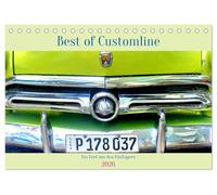 Best of Customline - Ein Ford aus den Fünfzigern (Tischkalender 2026 DIN A5 quer), CALVENDO Monatskalender: Der Ford Customline unterwegs als Taxi in Kuba