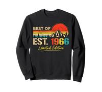 Best Of Est 1966 Limited Edition Vintage Year 1966 Birthday Sudadera